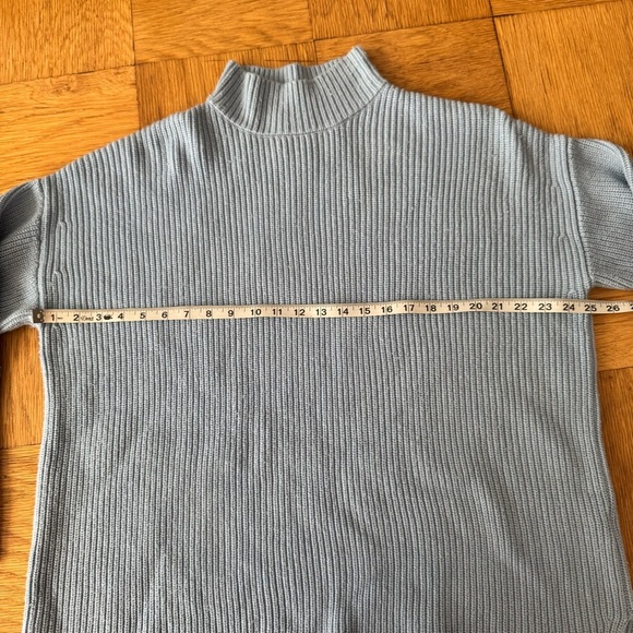 Suboo Oversized Isla Sweater Medium Ribbed Knit Light Blue - Picture 7 of 7
